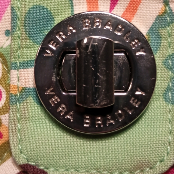 Vera Bradley Turn Lock Wallet"Tutti-frutti" pattern Paisley. Multiple colors. - Picture 6 of 7